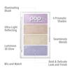 POP Beauty PRISMATIC POP PALETTE | SUPERNOVA - Ultra Light Reflecting Blush Palette, Seamlessly Blends onto Skin for an Ethereal Finish, 4 Shade Skin Illuminator for 3D Glow | 0.3 Oz view 3