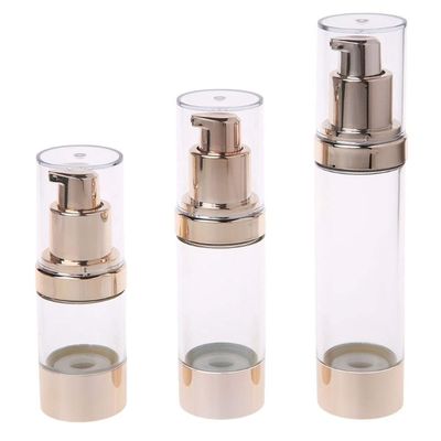 Home Spare Empty PET Bottles 15/30/50ML 1PC Fashion Empty Cosmetic Airless Bottle Plastic Treatment Pump Travel Bottles (Specifications : 15ml)