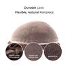 Superhairpieces NHD105 Men's Toupee for Men, 8"x10" Premium Soft Full French Lace, 100% Natural Indian Human Remy Hair, 120% Density (Medium Ash Brown) view 3
