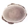 Superhairpieces NHD105 Men's Toupee for Men, 8"x10" Premium Soft Full French Lace, 100% Natural Indian Human Remy Hair, 120% Density (Medium Ash Brown) view 4