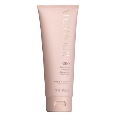 VEGAMOUR GRO Revitalizing Shampoo, Support Thicker, Fuller Looking Hair, Shampoo Formulated Without Sulfates for Thinning Hair with Vegan Keratin, Natural Citrus Scent (8 fl. oz.)