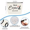 Coach Gifts Coach Thank You Gifts Makeup Bag Gift for Women Cosmetic Bag Appreciation Birthday Gift for Coaches Teacher Soccer Football Cheer Baseball Volleyball Swim Dive Gym Coaches Toiletry Pouch view 2