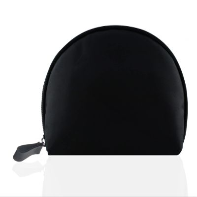 Kososuru Small Makeup Bag for Purse Portable Waterproof Cosmetic Bag Travel Makeup Pouch for Women (Nylon, Black)
