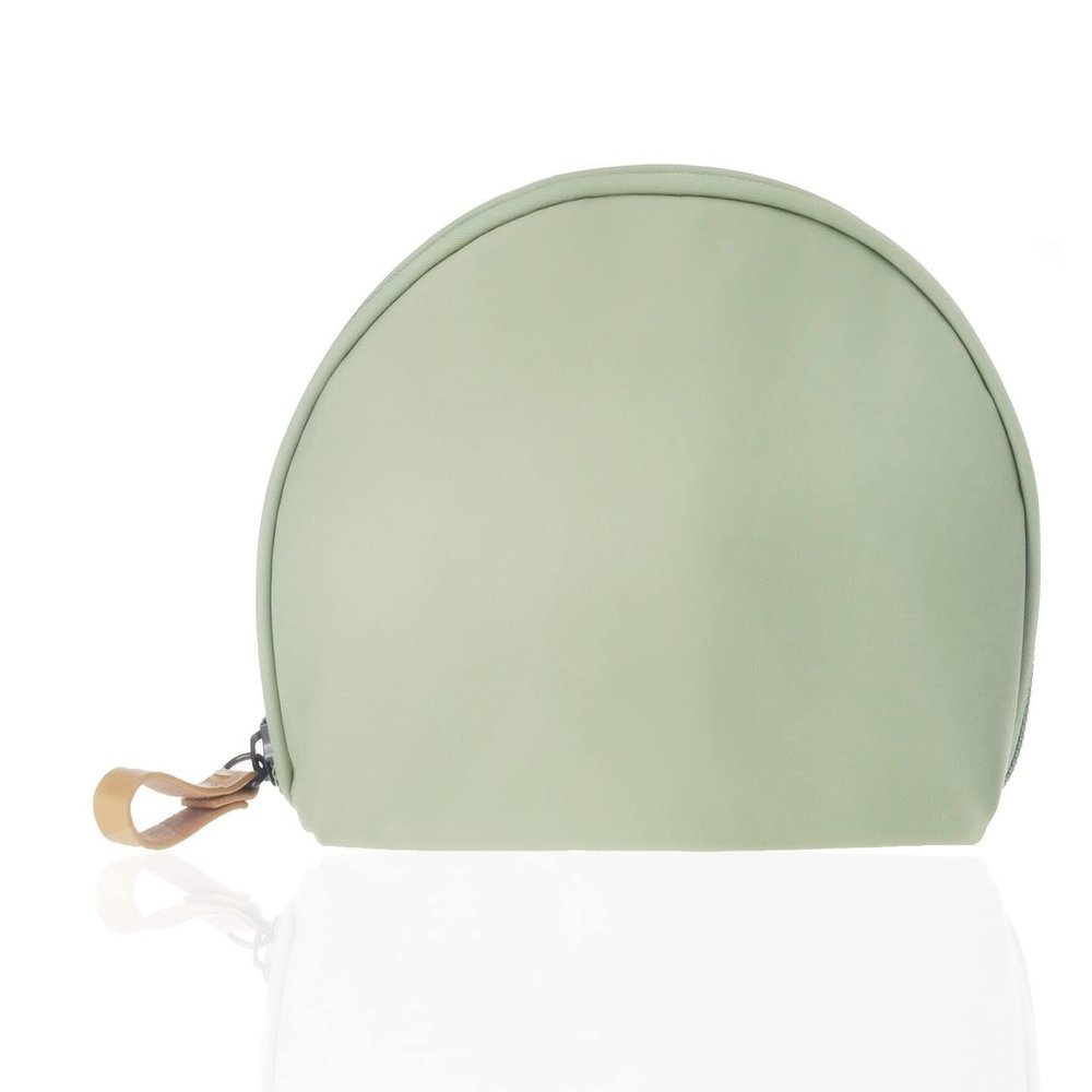 Kososuru Small Makeup Bag for Purse Portable Waterproof Cosmetic Bag Travel Makeup Pouch for Women (Nylon, Green)