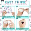 Maitys 288 Pcs Music Temporary Tattoos for Kids Disco Music Tattoos Stickers Mixed Style Hand Wrist Body Artfor Party Supplies Decorations Boys Girls Birthday Gifts view 3