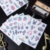 Maitys 288 Pcs Music Temporary Tattoos for Kids Disco Music Tattoos Stickers Mixed Style Hand Wrist Body Artfor Party Supplies Decorations Boys Girls Birthday Gifts view 4