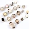 NAISKA 19PCS Rhinestone Hair Beads for Braid Gold Loc Dreadlocks Accessories Shiny Crystal Rhinestones Hair Braid Beads Pearl Hair Cuffs Hair Jewelry DIY Braids Accessories view 1