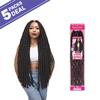 Janet Collect Crochet Braids Nala Tress Rih Locs 20inch(5-pack, 1B) view 2
