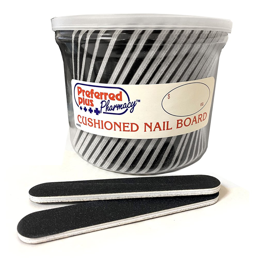 120 Ct Professional Nail Files Emery Board 4.5" Double Sided Bulk
