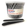 120 Ct Professional Nail Files Emery Board 4.5" Double Sided Bulk view 1