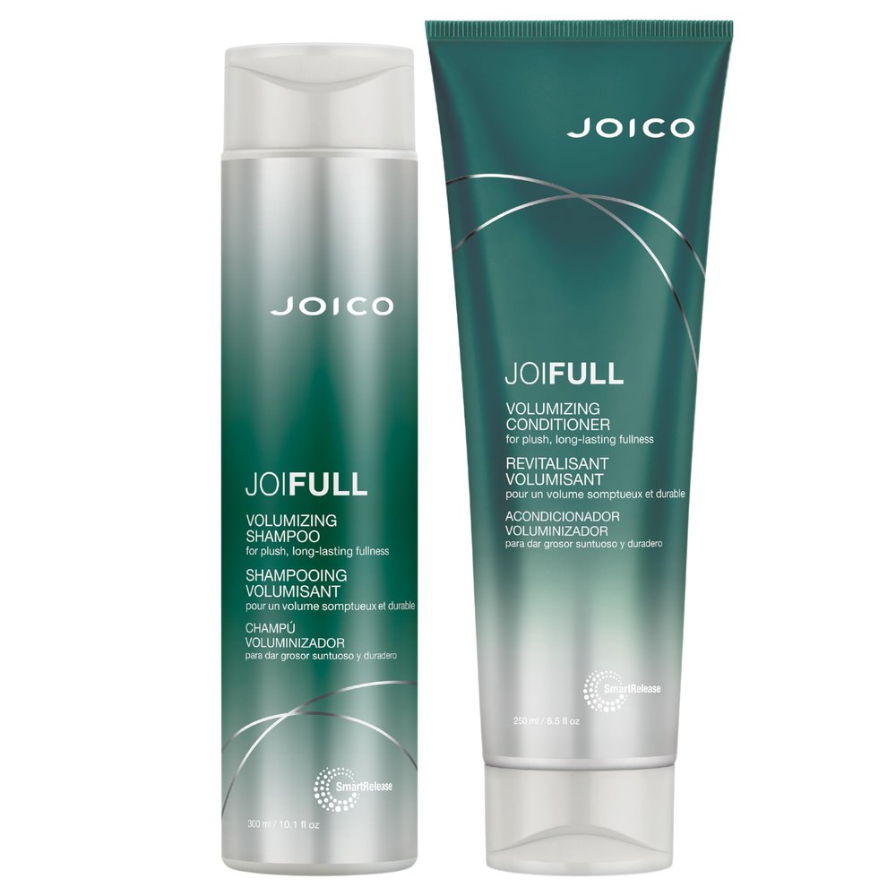 Joico JoiFULL Volumizing Shampoo & Conditioner Set | Plush & Long-Lasting Fullness | Boost Shine | For Fine/Thin Hair