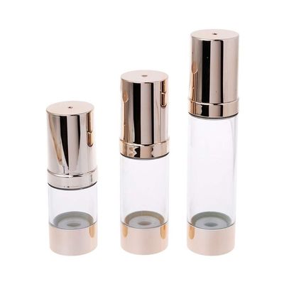 Home Spare Empty PET Bottles Empty Reuseble Cosmetic Airless Bottle Portable Plastic Treatment Pump Travel Bottles 15/30/50ML (Specifications : 30ml)
