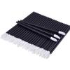 100pcs Disposable Lip Brushes Eye Lash Brush Lipstick Gloss Wands Applicator Lipstick Tester Eye Lash Brush Makeup Tool Black view 2