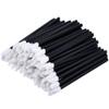 100pcs Disposable Lip Brushes Eye Lash Brush Lipstick Gloss Wands Applicator Lipstick Tester Eye Lash Brush Makeup Tool Black view 3