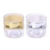 Home Spare Empty PET Bottles Silver/Gold Cosmetic Empty Jar Pot Eyeshadow Makeup Face Cream Lip Balm Container Travel Box (Color : Elbow connector) view 2