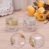 Home Spare Empty PET Bottles Silver/Gold Cosmetic Empty Jar Pot Eyeshadow Makeup Face Cream Lip Balm Container Travel Box (Color : Elbow connector) view 3