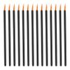 Beaupretty 100pcs Disposable Eyeliner Brush Fine Angled Makeup Tool for Precision Application for Daily Cosmetic Use Includes Protective Caps Black view 1