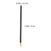 Beaupretty 100pcs Disposable Eyeliner Brush Fine Angled Makeup Tool for Precision Application for Daily Cosmetic Use Includes Protective Caps Black view 2