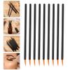 Beaupretty 100pcs Disposable Eyeliner Brush Fine Angled Makeup Tool for Precision Application for Daily Cosmetic Use Includes Protective Caps Black view 3
