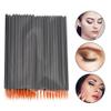 Beaupretty 100pcs Disposable Eyeliner Brush Fine Angled Makeup Tool for Precision Application for Daily Cosmetic Use Includes Protective Caps Black view 4