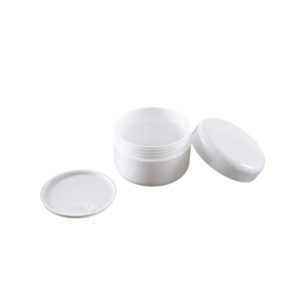Home Spare Empty PET Bottles 10g/20g/30g/50g Plastic Empty Makeup Jar Pot Refillable Sample Bottles Travel Face Cream Lotion Cosmetic Container White 10Pcs (Specifications : 20g)