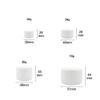 Home Spare Empty PET Bottles 10g/20g/30g/50g Plastic Empty Makeup Jar Pot Refillable Sample Bottles Travel Face Cream Lotion Cosmetic Container White 10Pcs (Specifications : 20g) view 3