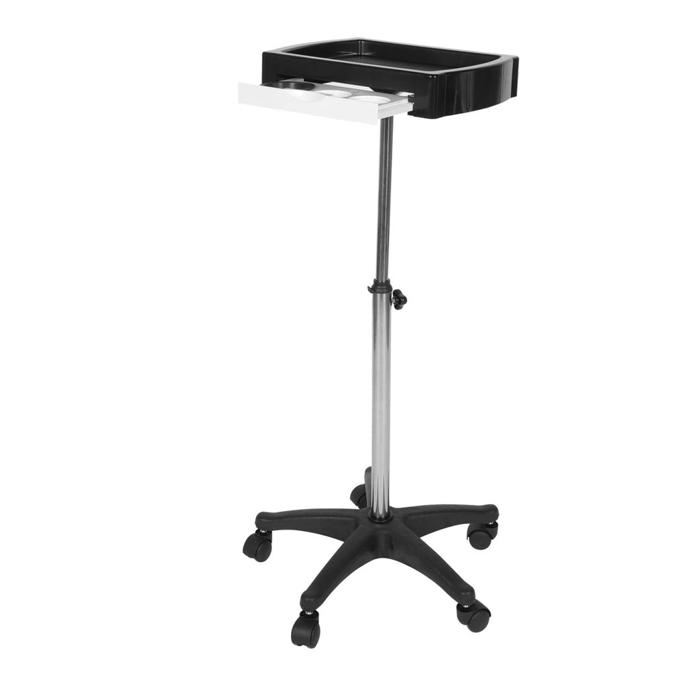 Hair Extension Cart Salon Tray on Wheels with Drawer for Professional Salon Home Use