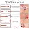 MACPLUS 4Pcs Blackhead Pimple Golden Remover Tools for Professional Tweezers Kit for Remove Acne Comedone Extractor, Black Heads Removing on Face Removal view 3