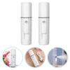 Beaupretty 2pcs Spray Meter Mini Diffuser Humidifier Skin Care Tools Lash Tools for Eyelash Extensions Portable Mist Sprayer Beauty Tool White Plastic Moisturizing Water Meter Miss view 3
