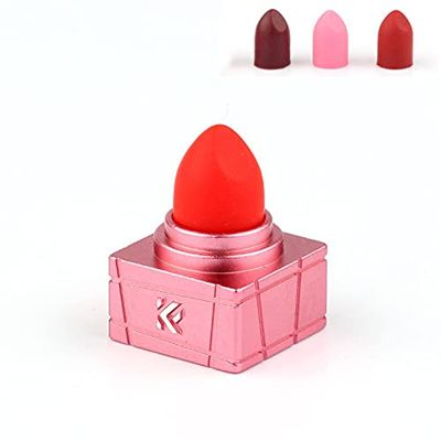 1pcs Lipstick Keycap Personalized Mechanical Keyboard Gift Keycaps 3-Colors Lipstick Silicone Accessories For Cherry Mx Switch (Color : Black)