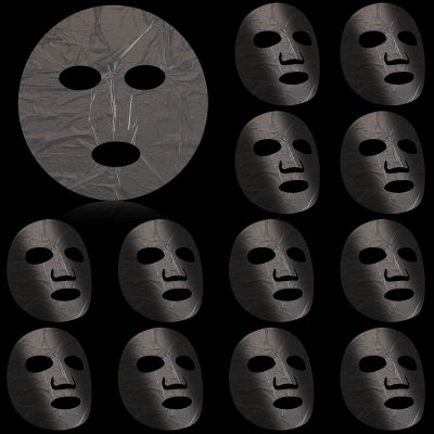 Maitys 200 Sheets Facial Plastic Mask Disposable Facial Sheet Mask Transparent Face Masks Skincare Preservative DIY Clear Spa Thin Plastic Wrap Moisture Retention