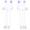 Beaupretty 4pcs Retro Ears Hairpins Chinese Style Headdress for Elegant Hair Decoration for Women and Girls view 1