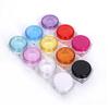100Pcs 3g 5g / 3ml 5ml Plastic Empty Cosmetic Sample Jar Pot Vials Square Bottom Makeup Container For Face Cream Lip Balm Nail Art Storage Boxes (3g,Purple) view 4