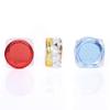 100Pcs 3g 5g / 3ml 5ml Plastic Empty Cosmetic Sample Jar Pot Vials Square Bottom Makeup Container For Face Cream Lip Balm Nail Art Storage Boxes (5g,White) view 2