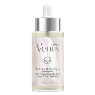 Gillette Venus for-Pubic-Hair and Skin, Softening Oil, 1 oz