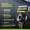 GilletteLabs with Exfoliating Bar by Gillette Razor for Men - 1 Handle, 4 Razor Blade Refills, Holiday Gifts for Men, Includes Premium Magnetic Stand view 3