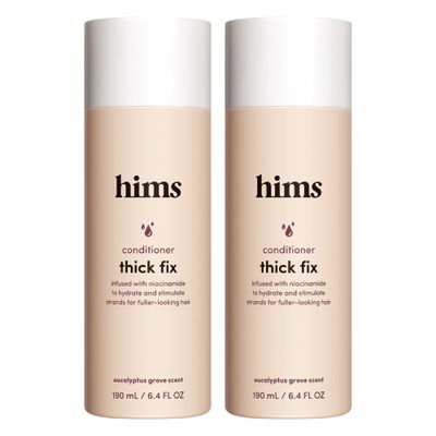 hims Thick Fix Conditioner - Hair Loss Conditioner With Niacinamide - Supports Hair Growth Treatment - Fresh Eucalyptus Grove, 2 pack, 6.4oz