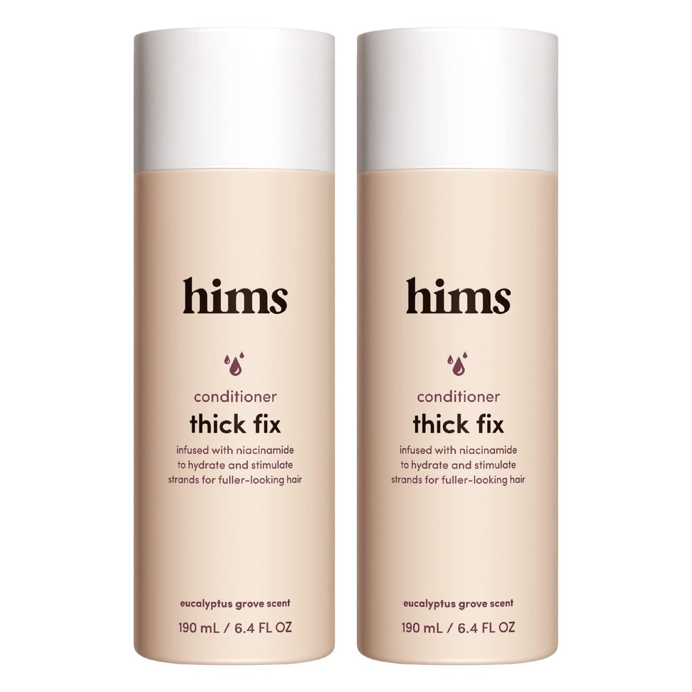 hims Thick Fix Conditioner - Hair Loss Conditioner With Niacinamide - Supports Hair Growth Treatment - Fresh Eucalyptus Grove, 2 pack, 6.4oz