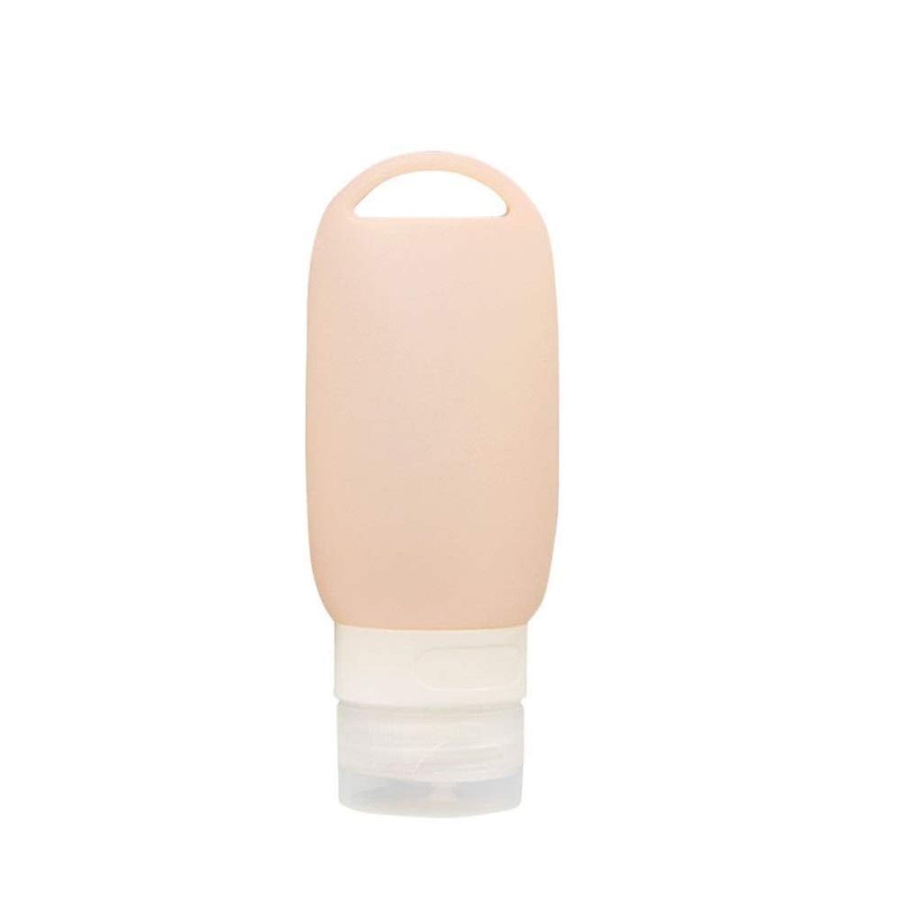 Home Spare Empty PET Bottles Refillable Empty Tube Squeezed Cosmetic Container Cream Lotion Bottle Travel Portable Dispenser 60ml (Color : Pink)