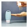 Home Spare Empty PET Bottles Refillable Empty Tube Squeezed Cosmetic Container Cream Lotion Bottle Travel Portable Dispenser 60ml (Color : Pink) view 3