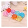 Home Spare Empty PET Bottles Travel Cosmetic Empty Jar Pot Eyeshadow Makeup Face Cream Lip Balm Container Box Lotion Bottle Sample Box 2g/3g/5g (Color : Pink, Specifications : 5g) view 4