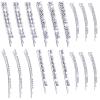 15 Pieces Rhinestone Hair Clips Metal Rhinestone Hair Pins Clear Crystal Bobby Pins for Women Luxury Hair Barrettes Bling Hair Pins Hair Accessories for Party Wedding Daily(Silver) view 1