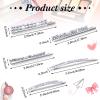 15 Pieces Rhinestone Hair Clips Metal Rhinestone Hair Pins Clear Crystal Bobby Pins for Women Luxury Hair Barrettes Bling Hair Pins Hair Accessories for Party Wedding Daily(Silver) view 2