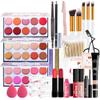 Creamoon All in One Makeup Gift Kit, Multipurpose Makeup Kit for Women Full Kit, Beauty Kit Include Lipstick Set Eye Shadow Eyebrow Pencil Lip Gloss Cosmetic Brush Eye Makeup(28 Pcs) view 4