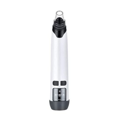 SMSOM Blackhead Remover Vacuum - Professional Blackhead Vacuum Pore Cleaner with Hot Compress Function, USB Rechargeable, Blackhead Extractor Tool, White