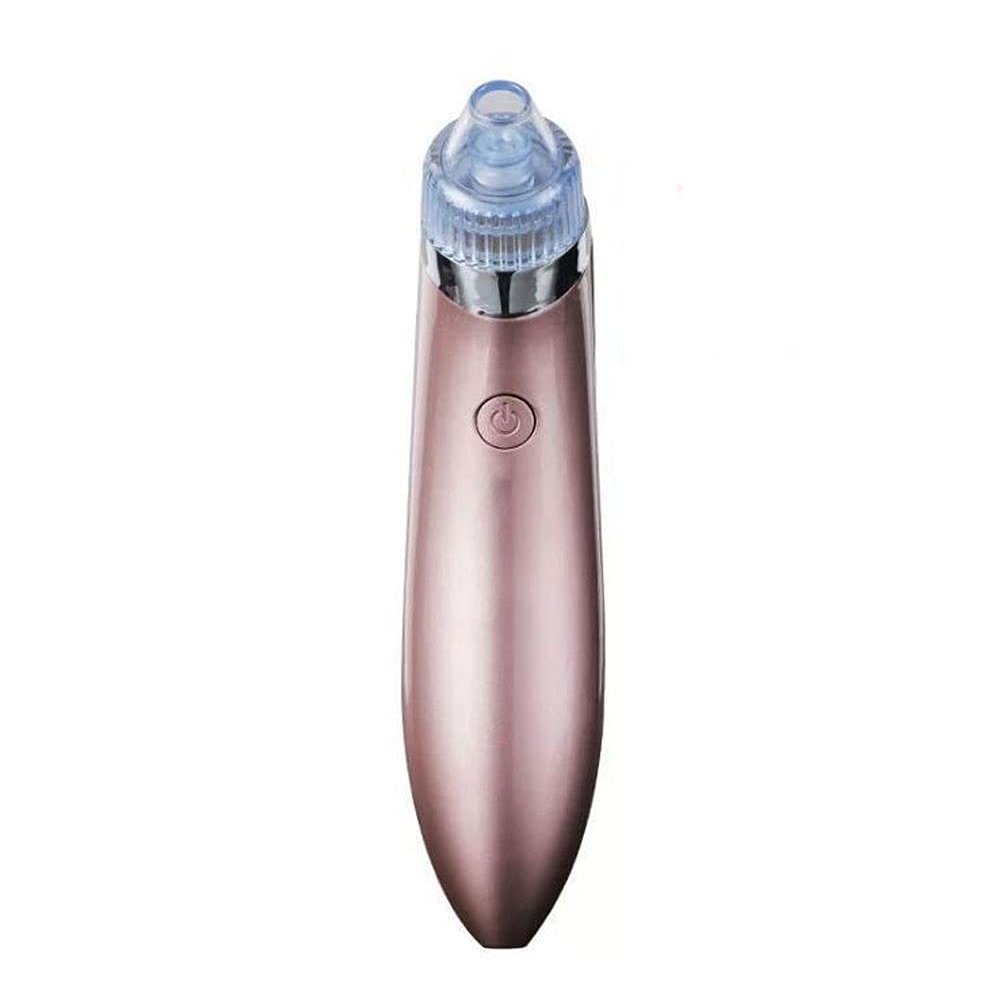 SMSOM Blackhead Remover Vacuum Pore Cleaner, Electric Blackhead Vacuum Suction Devices, USB Rechargeable, Acne Blackhead Extractor Tool Kit, for Women Men Skin (Color : Rose Gold)