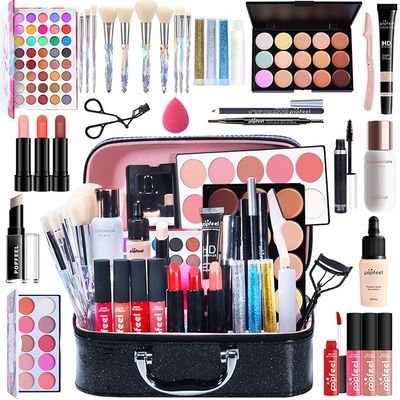 Creamoon All in One Makeup Gift Kit, Multipurpose Makeup Kit for Women Full Kit, Beauty Kit Include Lipstick Set Eye Shadow Eyebrow Pencil Makeup Tools Eye Makeup(34Pcs), 5T15P1810XG8