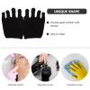 Beaupretty Black Cotton Gloves 12 Pairs Black Cotton Gloves, Jewelry Touching Car Driving Moisturizing for Men Women Size Warm Work view 4