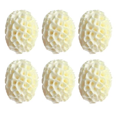 6Pcs Bath Honeycomb Sponge Large Natural Sea Sponges Soft Body Face Cleaning Sponge Exfoliating Shower Sponges for Adults Kids