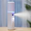 FOMIYES 2pcs Nano Facial Steamer Portable Moisturizing Mist Sprayer for Skin Hydration for and Beauty Care White Color USB Rechargeable Promotes Cell Circulation view 3